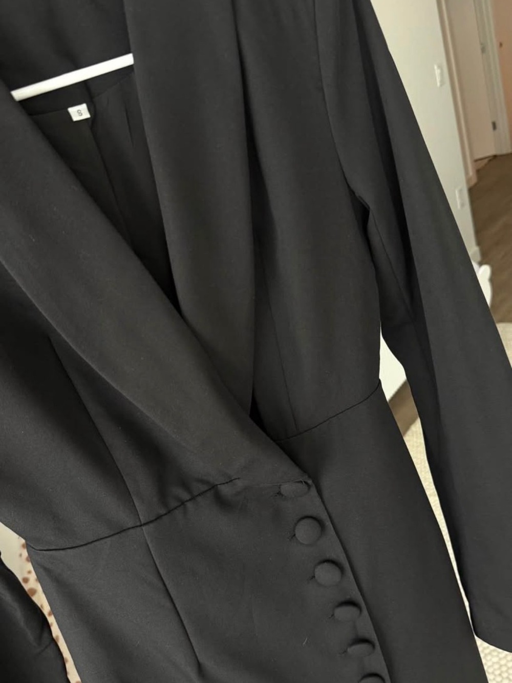 SHEIN Black High-Slit Satin Maxi Skirt - Picture 3 of 4